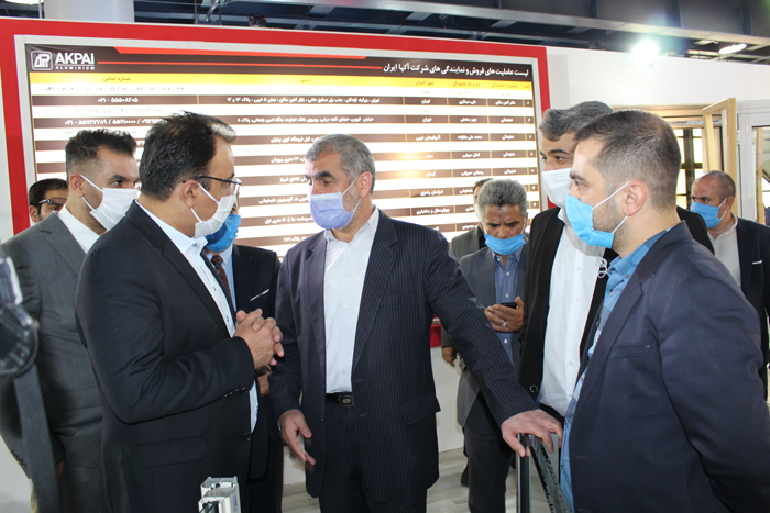 حضور پر قدرت شرکت آکپا ایران در دوازدهمین نمایشگاه بین المللی در و پنجره و صنایع وابسته تهران 1399